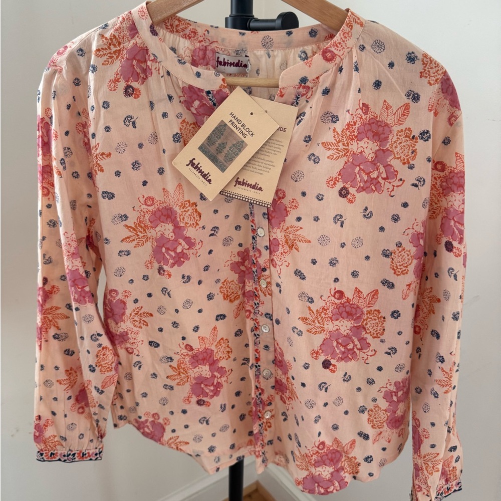 Fabindia Top - NWT, Handblock Printing